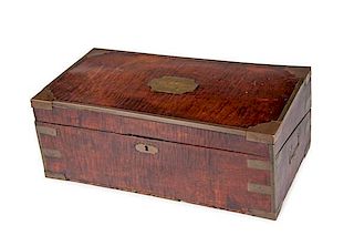 Early American Writing Desk Identified to Henry Worthington, Who Served Aboard the USS Constitution 