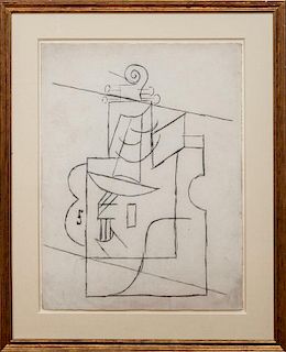 After Juan Gris (1887-1927): Untitled (Violin Abstract)