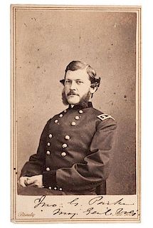 Union General John G. Parke, Signed CDV 