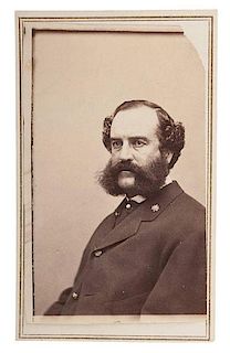 Confederate Colonel F.H. Barrett, 2nd Texas Cavalry, CDV 