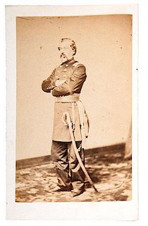 Union General Gabriel R. Paul, Shot in Head and Blinded at Gettysburg, CDV 