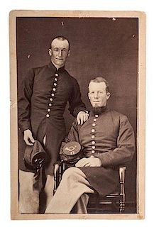 A CDV of Gettysburg Interest, Brothers Cyrus & Melvin Bachelder 