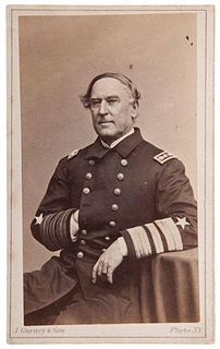 Admiral D.G. Farragut Signed CDV 