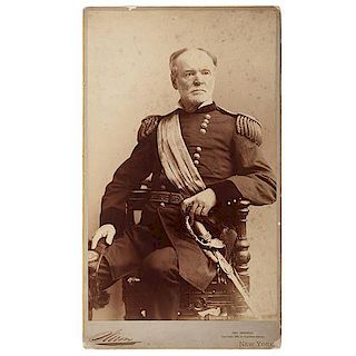 William Tecumseh Sherman Imperial Card Photograph by Sarony 