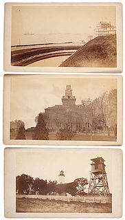 Fortress Monroe, Virginia, Albumen Photographs by William Baulch 