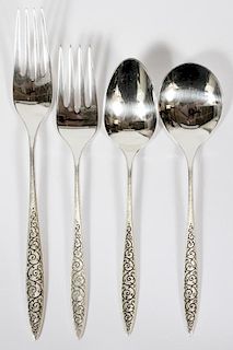 WALLACE & HEIRLOOM STERLING FORKS & SPOONS