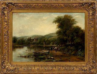FREDERICK WATERS WATTS OIL ON CANVAS