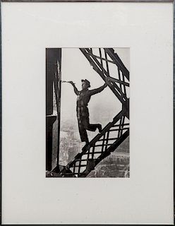 After Marc Riboud (b. 1923): Painter of the Eiffel Tower