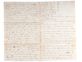 Quantrill's Raid in Lawrence, Kansas, Civil War Letter & CDV 