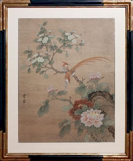 WONG PAINTING ON SILK