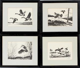 WILLIAM TYNER BLACK AND WHITE LITHOGRAPHS