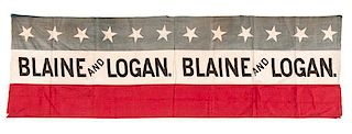 Blaine & Logan, Bolt of Two Campaign Banners 