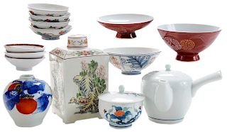 Porcelain Tea Set and Table Articles