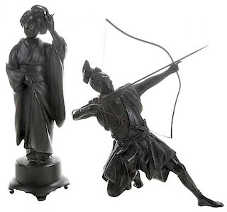 Bronze Samurai Archer and [Bijin]