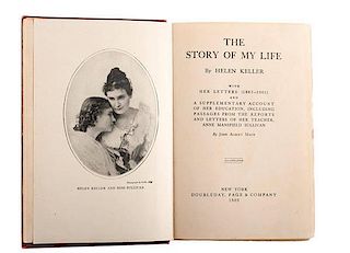 "The Story of My Life," Signed by Helen Keller 