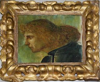 Joseph Lindon Smith (American 1863-1950)- After Vittore Carpaccio- St George- pastel 7 x 9" overall good condition minor toning