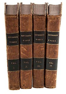 Thomas Jefferson's Correspondence, Four Volumes, 1829 