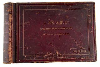 Important 1880s French Panama Canal Photo Album 