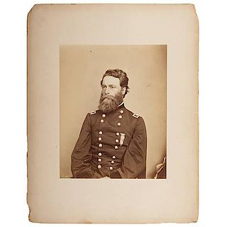 General Joseph A. Mower, Large Format Albumen Photograph 