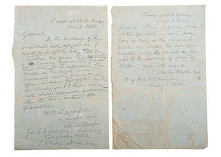Kenton Harper, Civil War Correspondence from 1864, with Two J.D. Imboden ANsS 