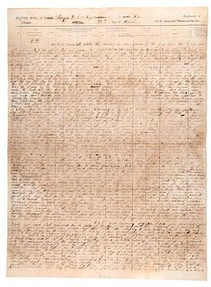 124th NY Letter Written on Muster Roll, April 21-28, 1865, Including Accounts of Booth's Capture, Lincoln's Funeral, Johnston's Surrender, and More 