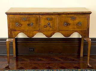 18th Century English Queen Anne Sideboard 