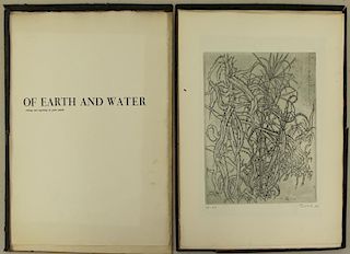 PETERDI, Gabor. "Of Earth and Water" Portfolio of