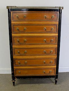 Louis Philippe Style Marbletop Dresser.