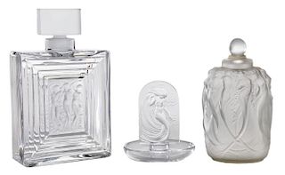 Three Lalique Crystal Articles for a