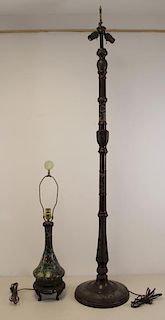 Champleve Lamp Grouping.