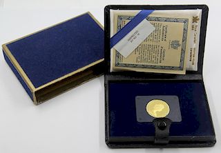 GOLD. $100 22kt 1978 Canadian Gold Coin.