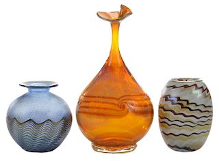 Art Glass Vases by P. VanderLaan