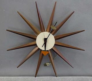 George Nelson For Howard Miller Spike Clock.