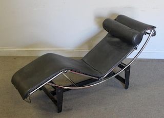 Midcentury Le Corbusier LC4 Chaise Lounge Chair.