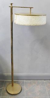 Midcentury Kurt Versen / Nessen Brass Floor Lamp.