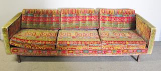 Midcentury Jack Lenor Larsen Upholstered Sofa.