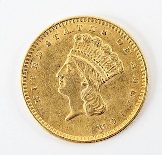 1856 Type III $1.00 Gold Piece