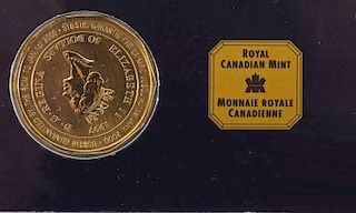 1997 Canadian $50 1 Oz .9999 Gold Mountie Coin