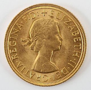 1958 British Gold Sovereign