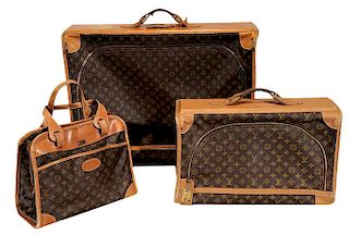 Three Pieces Louis Vuitton Luggage