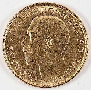 1918 India-British Gold Sovereign