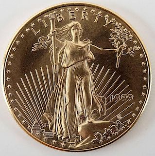 1999 $50.00 1 Oz Gold American Eagle