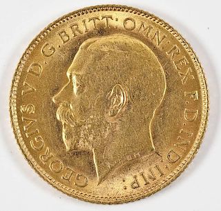1913 British Gold Half Sovereign