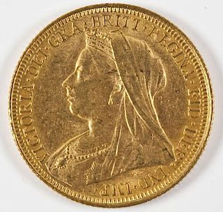 1895 Australian Gold Sovereign Sydney