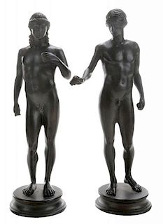 Two Grand Tour Bronze Figures,