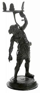 Grand Tour Bronze Figure of Silenus