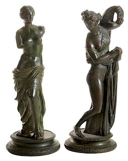 Two Grand Tour Bronze Figures of