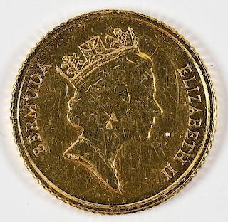 1991 Bermuda $10 Gold Coin