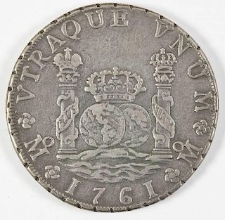 1761 Mexico Carlos III 8 Reales
