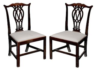 Fine Pair Chippendale Mahogany Dining